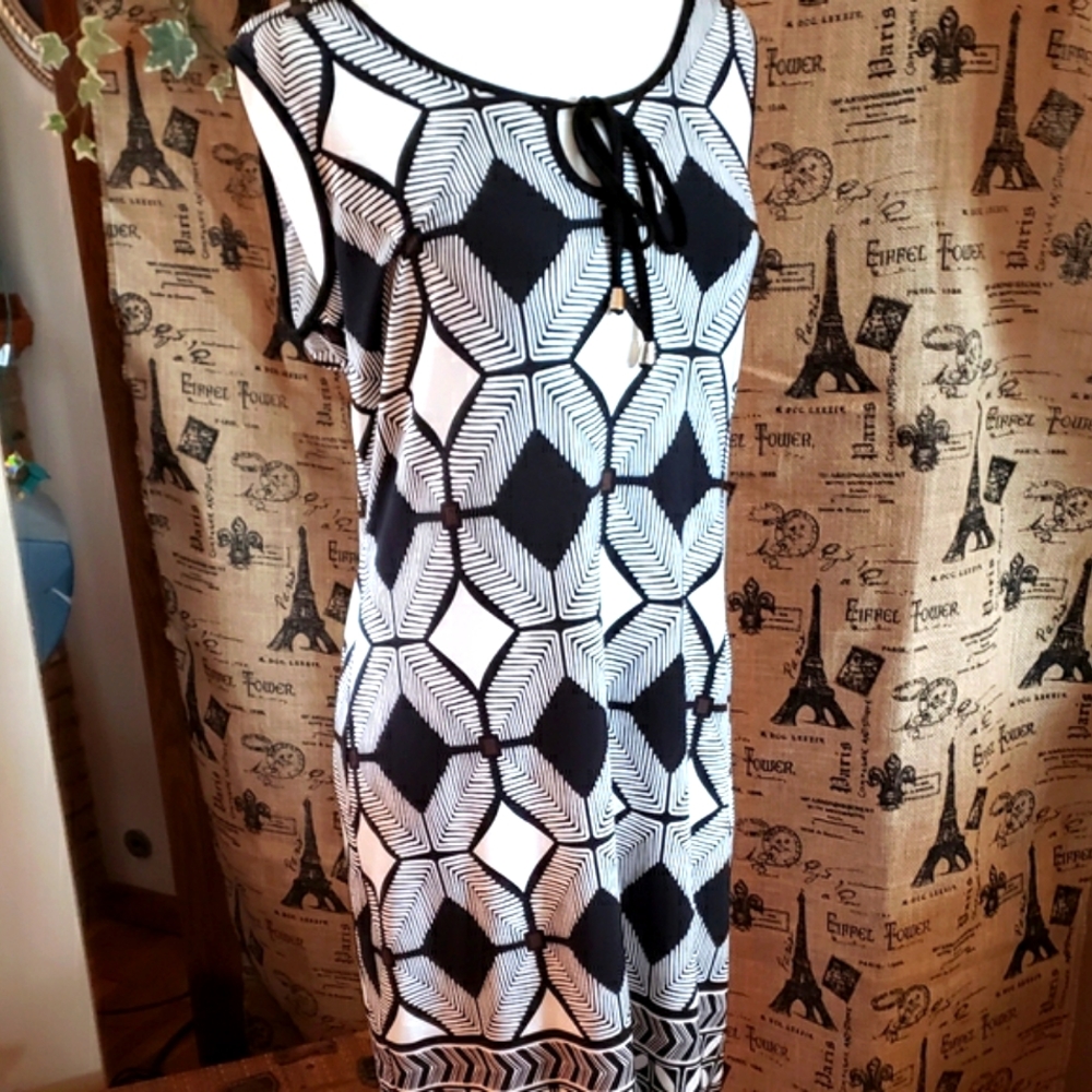 🆕️Bali Geometric slip dress